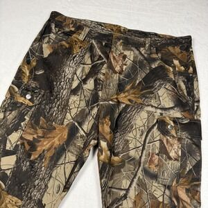 Wrangler ProGear Pants Mens 42x32 Brown Camo Cargo Hunting Outdoor Workwear